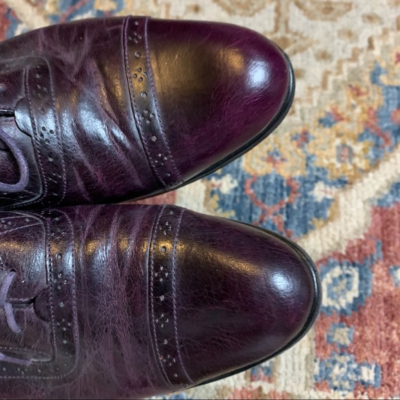 Cole Haan size 10 purple grape oxfords shoes ASO Taylor Swift - Picture 4 of 14